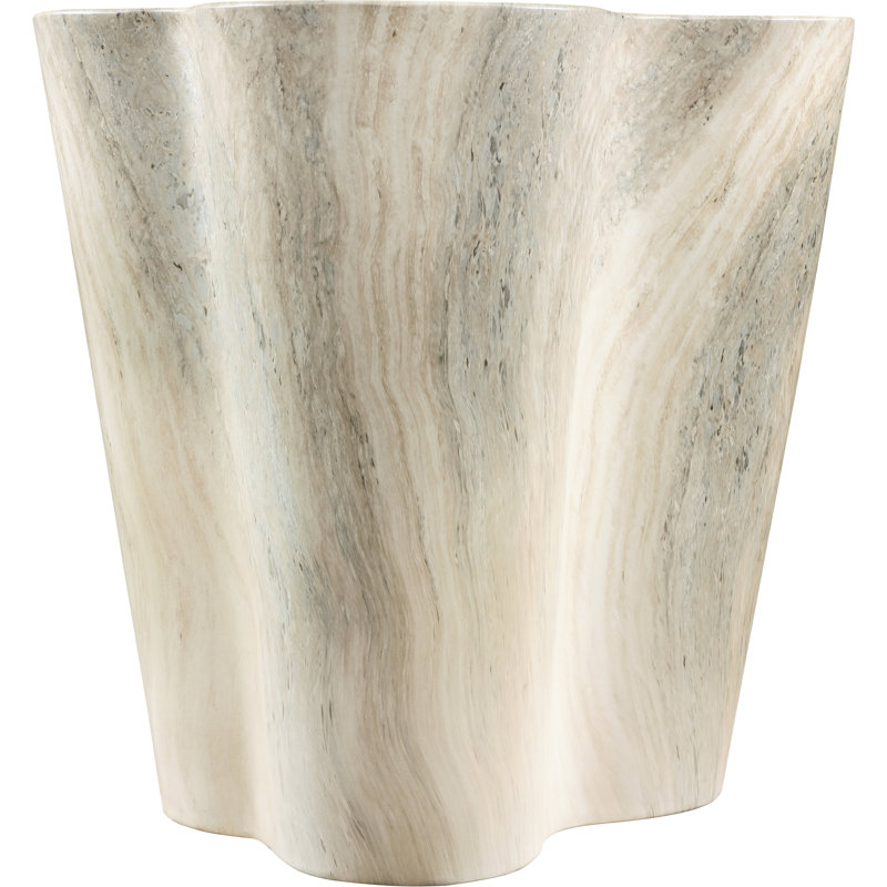Barrett Slab Table, 22" H x 22" W x 18" D, Travertine 1