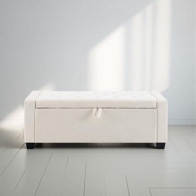 48"W Upholstered Storage Bench,Entryway Bench,Ottoman,Bed end bench