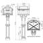 Grand Haven Plastic Post Mounted Mailbox-43009270