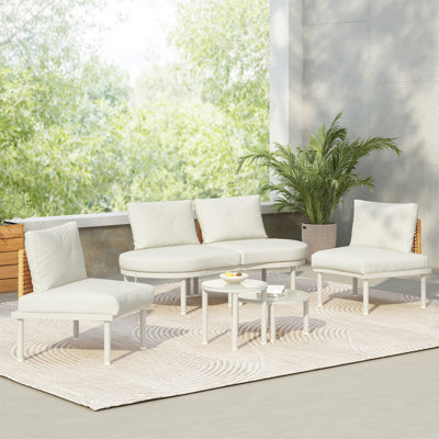 6-Piece Patio Sofa Furniture Set