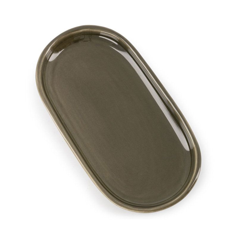 Ceramic Decorative Tray, Green