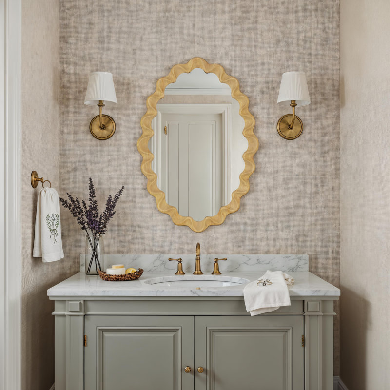 Solid Wood Wall Mirror