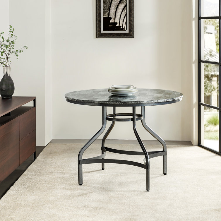 Munk High-temperature Resistant Dining Table with a Solid Desktop