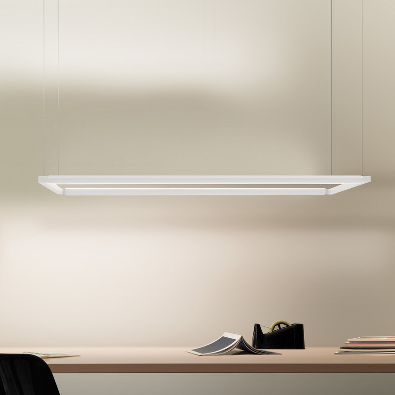 Spigolo LED Geometric Pendant, White
