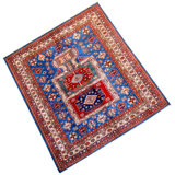 Hand-Knotted High-Quality Light Blue and Ivory Area Rug