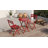 3 Piece Patio Bistro Set Of Foldable Round Table And Chairs-1029288246