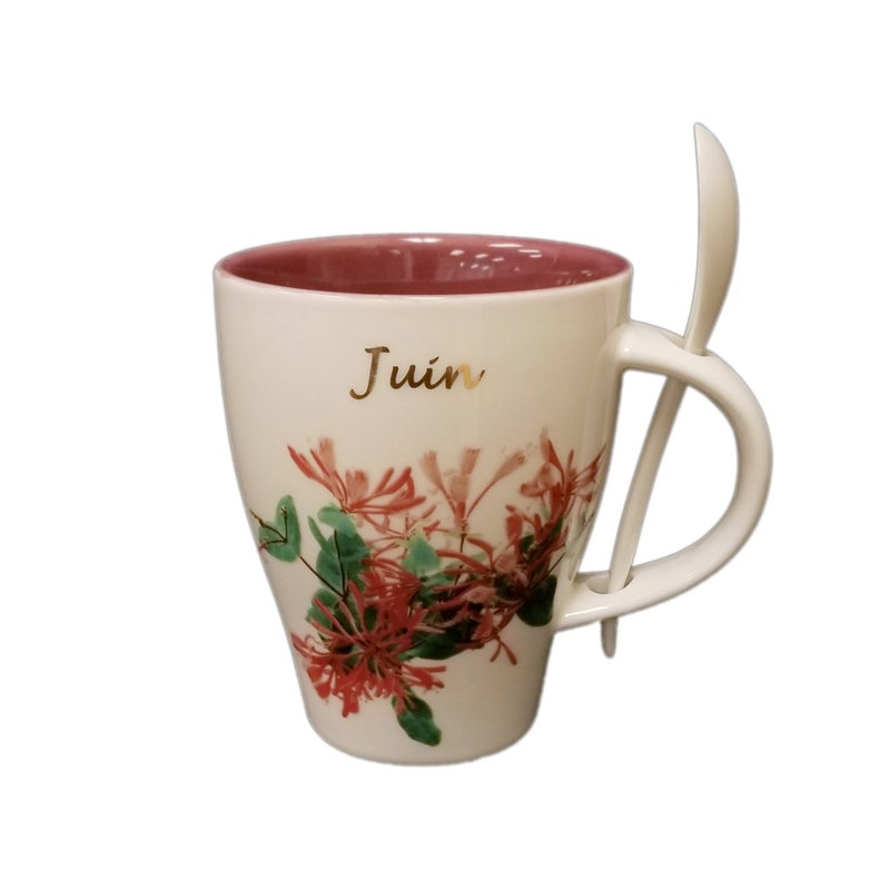 Ensemble de grande tasse à café 2 pièces juin chevrefeuille Alvardo
