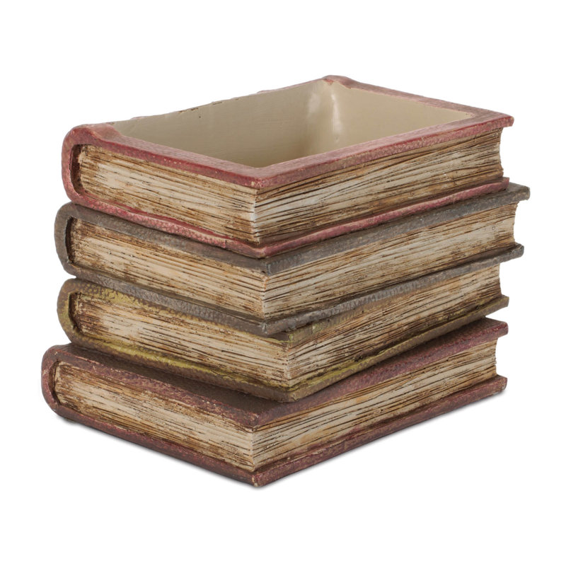 Vase à livres décoratif H 5 "