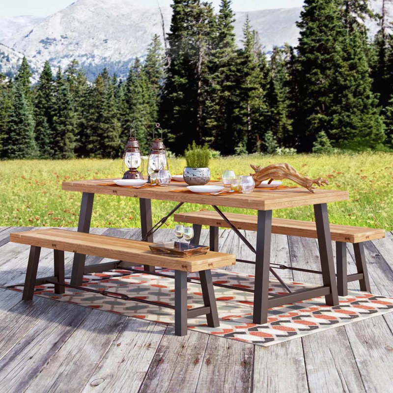 3 Piece Wood Dining Set