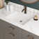 DeerValley Ursa 20" X 15.6" Rectangular Vitreous China Undermount Bathroom Sink with Overflow