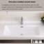 Wall Mounted Single Double Combined Vanity Unit Bathroom Vanity With Ceramic Top-1805594334