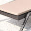 Chaise longue pliante en rotin