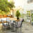 4 - Person Metal Patio Dining Set with Rectangular Table-72156547