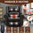 Power Lift Recliner Chair Heat Massage Dual Motor Infinite Position Up To 350 LBS, Faux Leather, Heavy Duty Motion Mechanism With USB Ports-1615360593