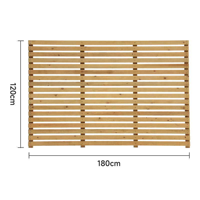 Wood Fence Panels Included, 120cm W
