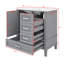 Ensemble de meuble-lavabo moderne 30 pouces avec lavabo et 3 tiroirs-845723679