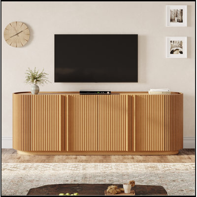 Alla with Fluted Tambour-Style Door and Adjustable Shelves