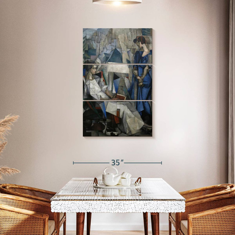 Portrait de deux femmes Avery, H 45 po x l 28 po