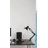 Black Metal Swing Arm Desk Lamp with Clamp, Modern Task Lamp for Home Office Study, E26 Base