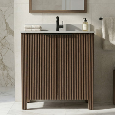 Bathroom Vanity With Ceramic Sink
