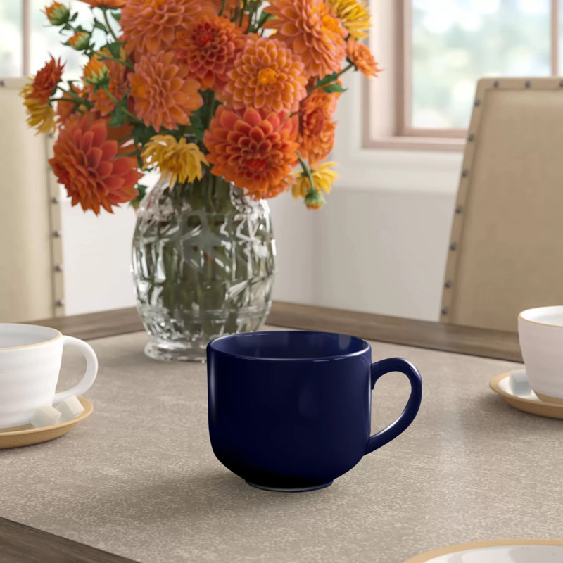 Ensemble de 4 tasses à café Plainfield, Bleu marine