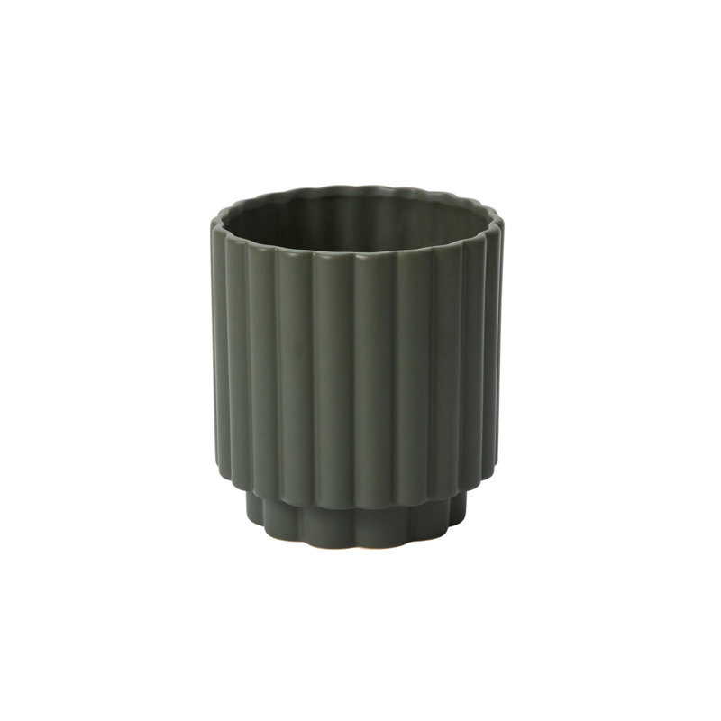 Jar, Green, 6in