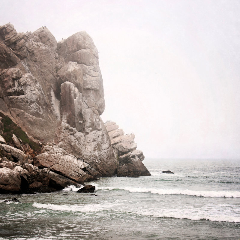 Northern Coast - Photographie sur toile tendue, H 20 po x l 20 po, Cadre doré à une seule photo, L 22,5 po x L 64 po