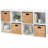 8-Cube Bookshelf, 11in Display Storage System, Organizer w/ Removable Back Panels-505169652-505169658