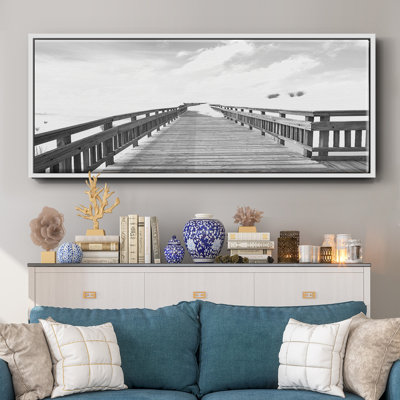 Beach- Framed Canvas