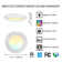 6.3" LED Recessed Lighting Kit
