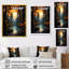 «Moonlight River Retreat Into The Forest III» - art mural forêt et rivière-1613769738-1613769743