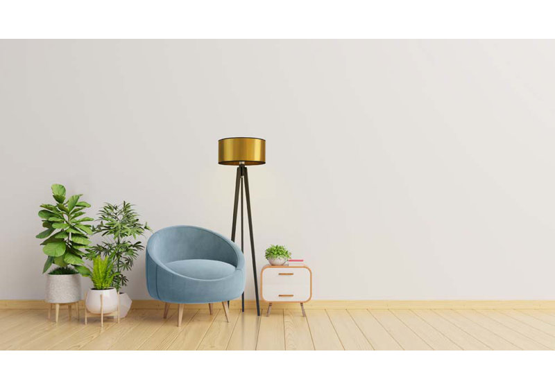 Krall 149cm Tripod Floor Lamp, Gold