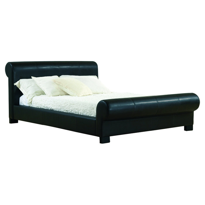 Upholstered Bed, Super King (6'), Black