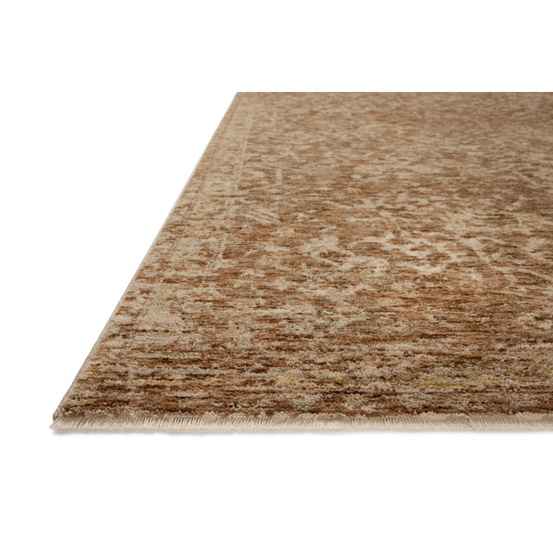 Magnolia Home by Joanna Gaines x Loloi Junie Clay / Natural Area Rug, Round 7'10"