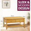 Odwyer Four Leg Coffee Table with Storage