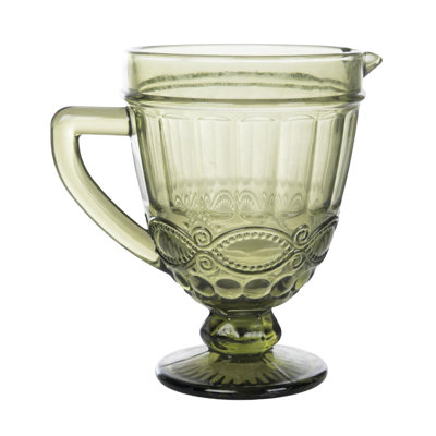  Pichet en verre gaufré