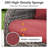 Schutt 72'' Wide Provence Style Wicker Outdoor Patio Sofa With Cushions-1089629768-1096501168