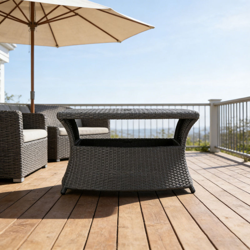 Patio Coffee Table Side table, Grey