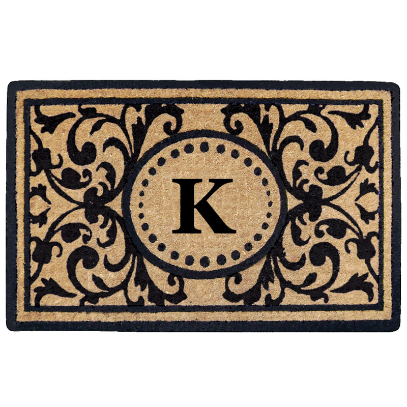 Osborne Non-Slip Floral Outdoor Doormat, K