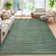 Checkered Machine Washable Area Rugs with Non-Slip Backing Contemporary Geometric Accent Rugs Soft Low Pile Indoor Carpet for Living Room