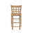 Arzella Fully Assembled Commercial Grade Natural Solid Beech Wood Counter Stool (Set of 2)-1323432732