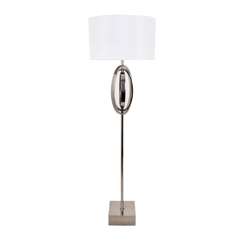 Jayden 146cm Nickel Traditional Floor Lamp