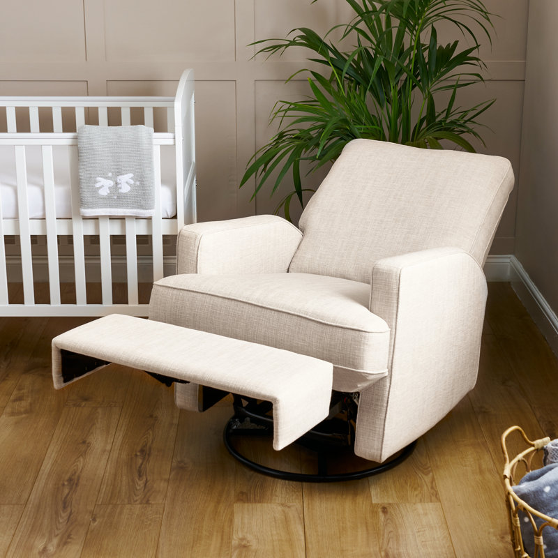 Madison Swivel Glider Reclining Chair, Oatmeal