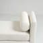 Banc rembourré de 54 po avec coussins