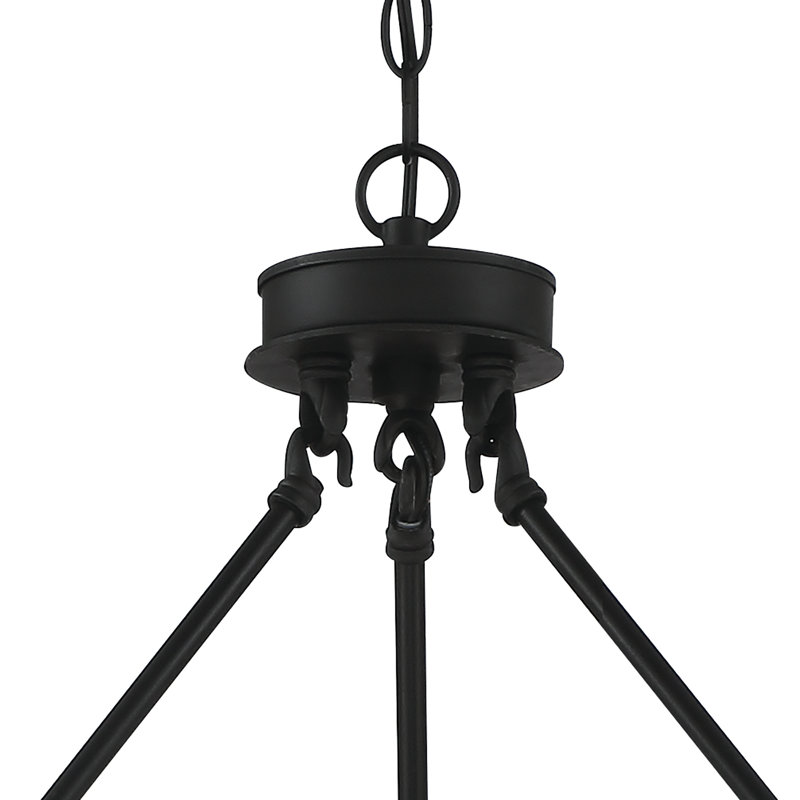 Beck 15-Light Wagon Wheel Chandelier, Aged Zinc