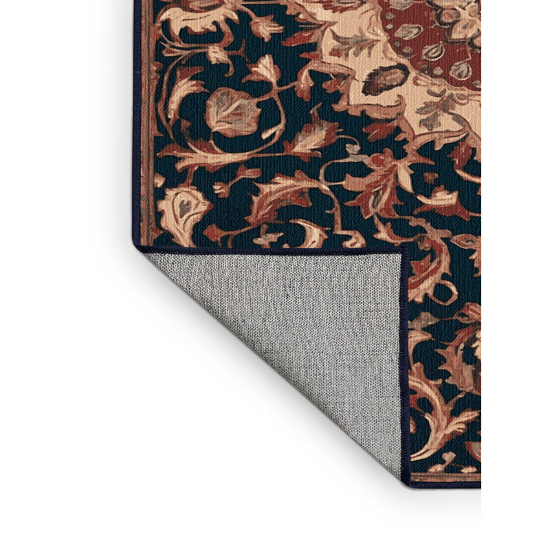 Machine Washable Persian Gray Area Rug