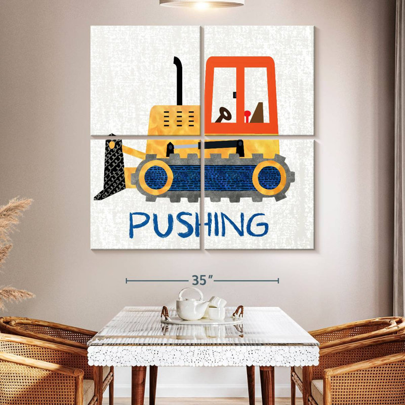 Mehar Pushing, 50" H x 50" W