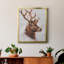 Toile encadrée de qualité supérieure Stag Study II - prête à être accrochée-1748327032-1748327033