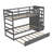 Eulanda Twin Over Twin Bunk Bed with Built-In Stairs , Trundle Bed Included