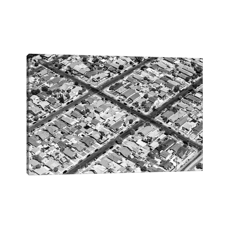L.A Crossroads by Philippe Hugonnard - Wrapped Canvas Print, 20.32 cm H x 30.48 cm W